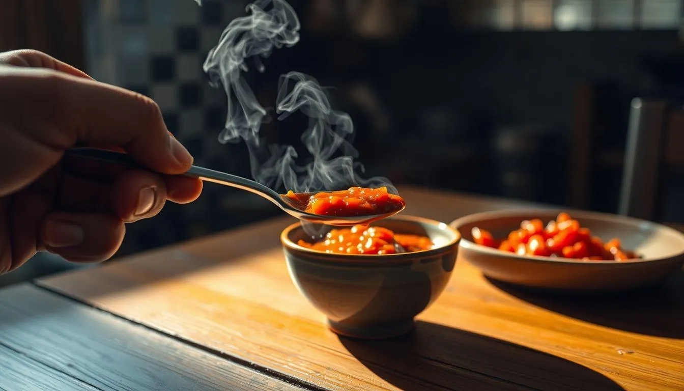 Makna Umum Mimpi Makan Sambal (c) Ilustrasi AI