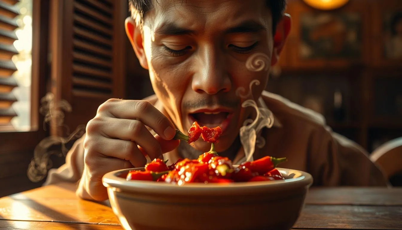 Pertanda Baik dari Mimpi Makan Sambal (c) Ilustrasi AI