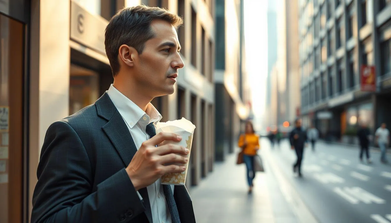 Konteks dan Variasi Mimpi Makan Sambil Jalan (c) Ilustrasi AI