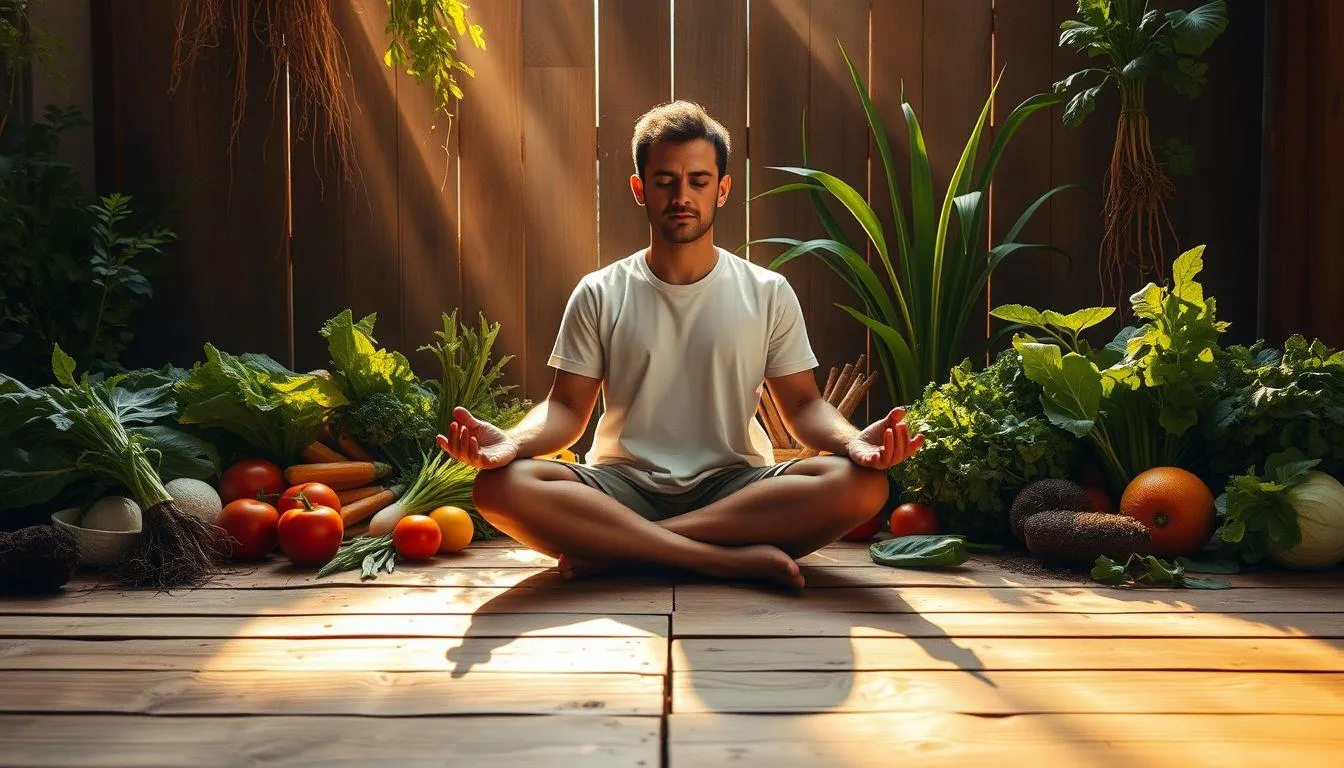 Makna Spiritual dan Psikologis Mimpi Makan Sayur (c) Ilustrasi AI