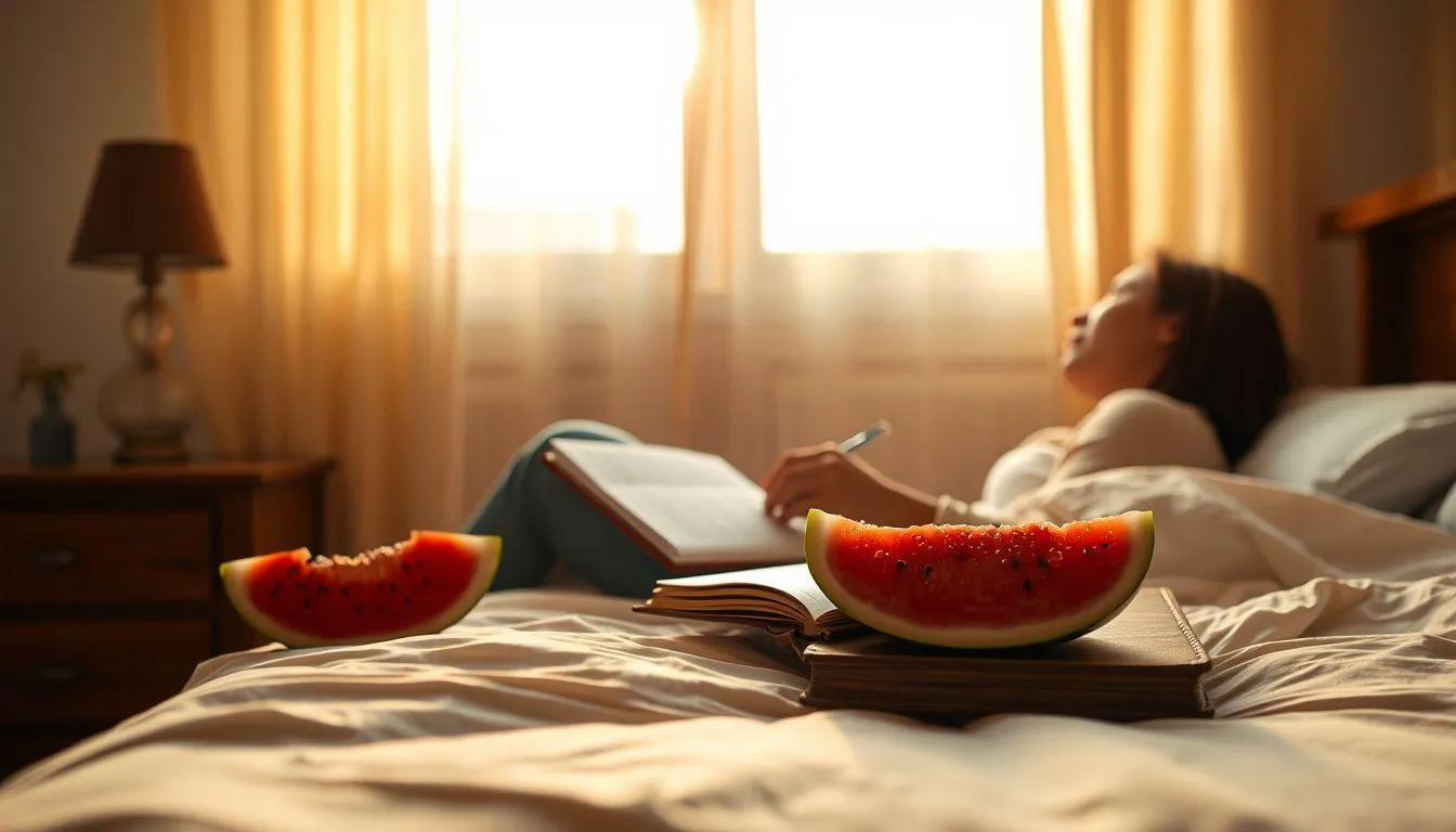 Tips Memahami dan Merespons Mimpi Makan Semangka (c) Ilustrasi AI