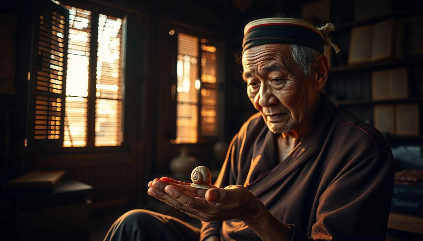 Tafsir Mimpi Makan Siput Menurut Primbon Jawa (c) Ilustrasi AI