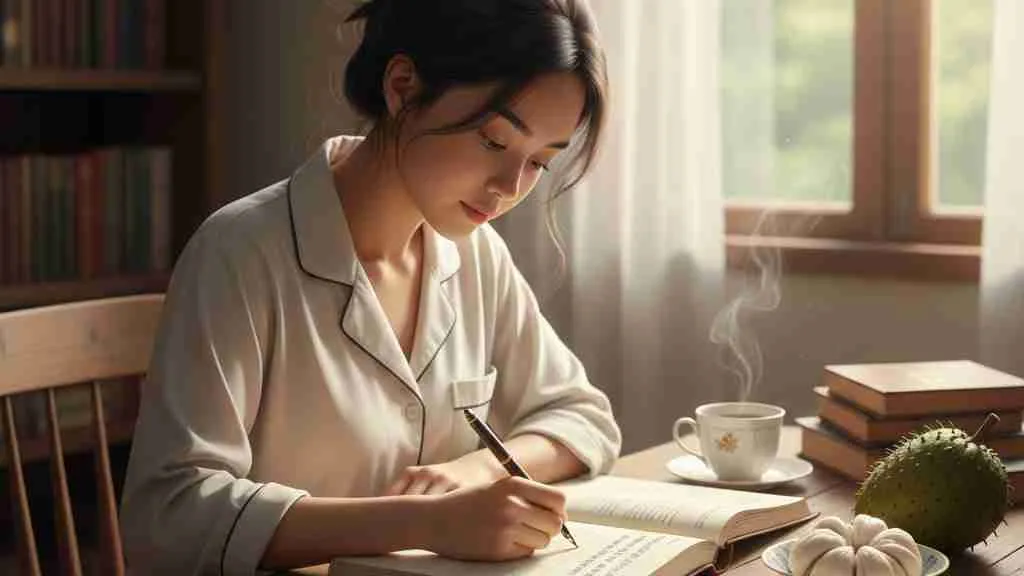 Tips Menyikapi dan Merespons Mimpi Makan Sirsak (c) Ilustrasi AI