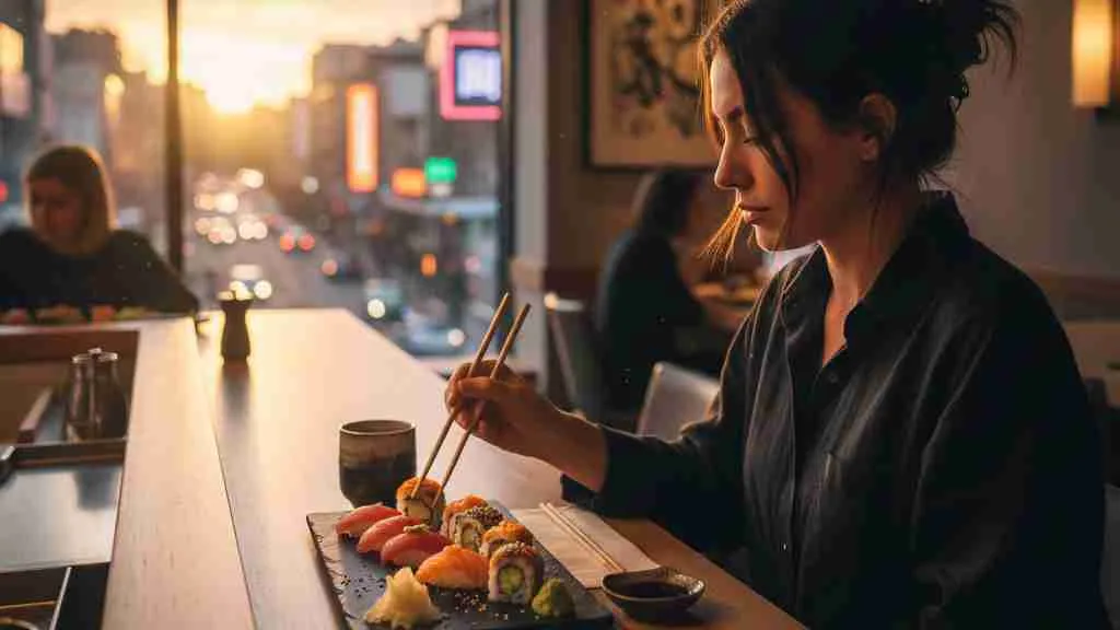 Tafsir Mimpi Makan Sushi Menurut Berbagai Perspektif (c) Ilustrasi AI
