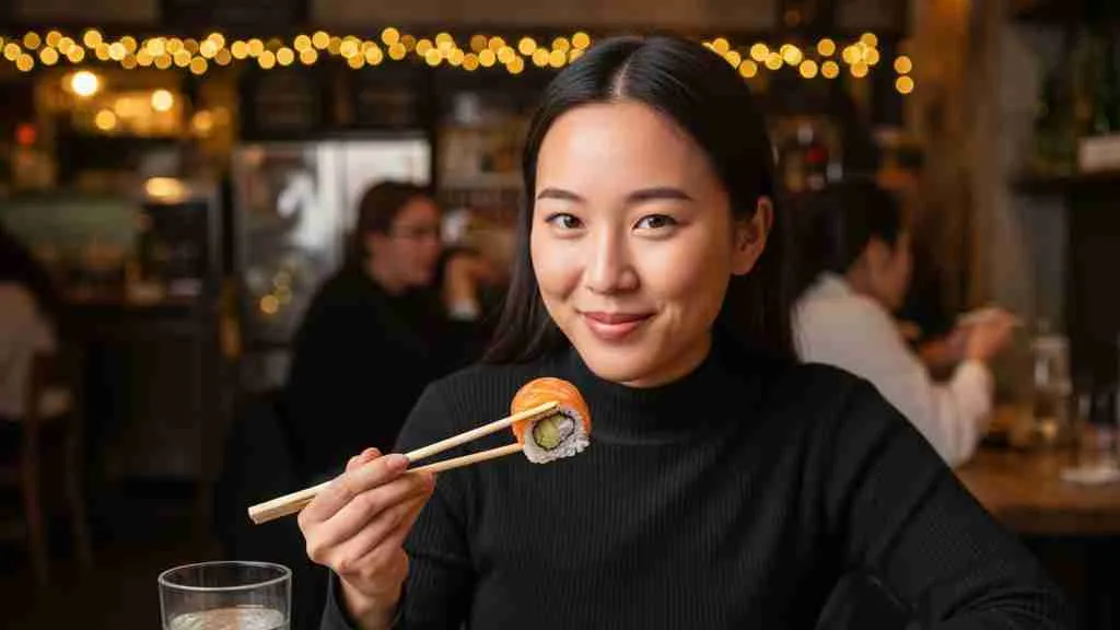 Pesan dan Pelajaran dari Mimpi Makan Sushi (c) Ilustrasi AI