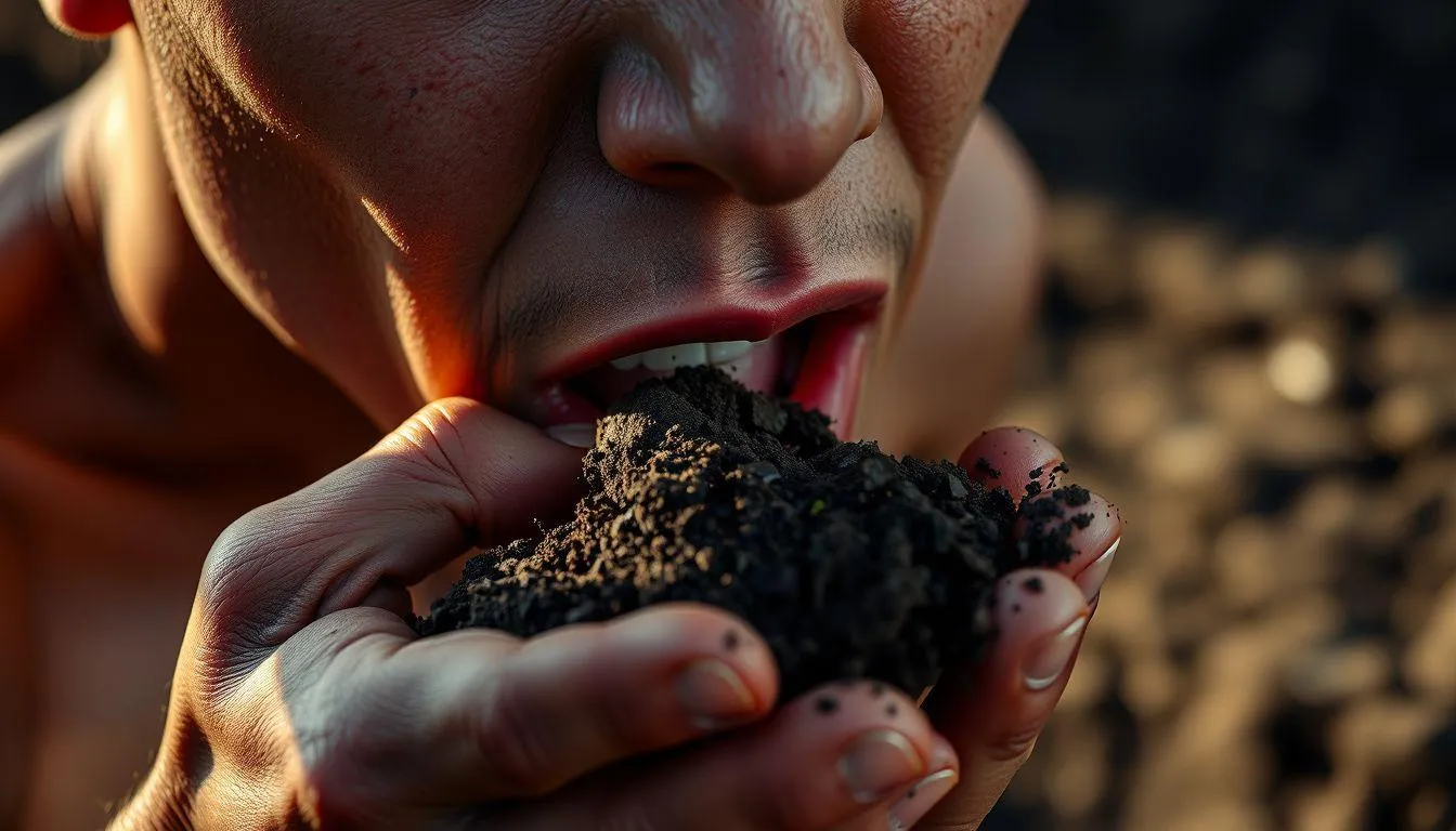 Konteks dan Situasi dalam Mimpi Makan Tanah (c) Ilustrasi AI