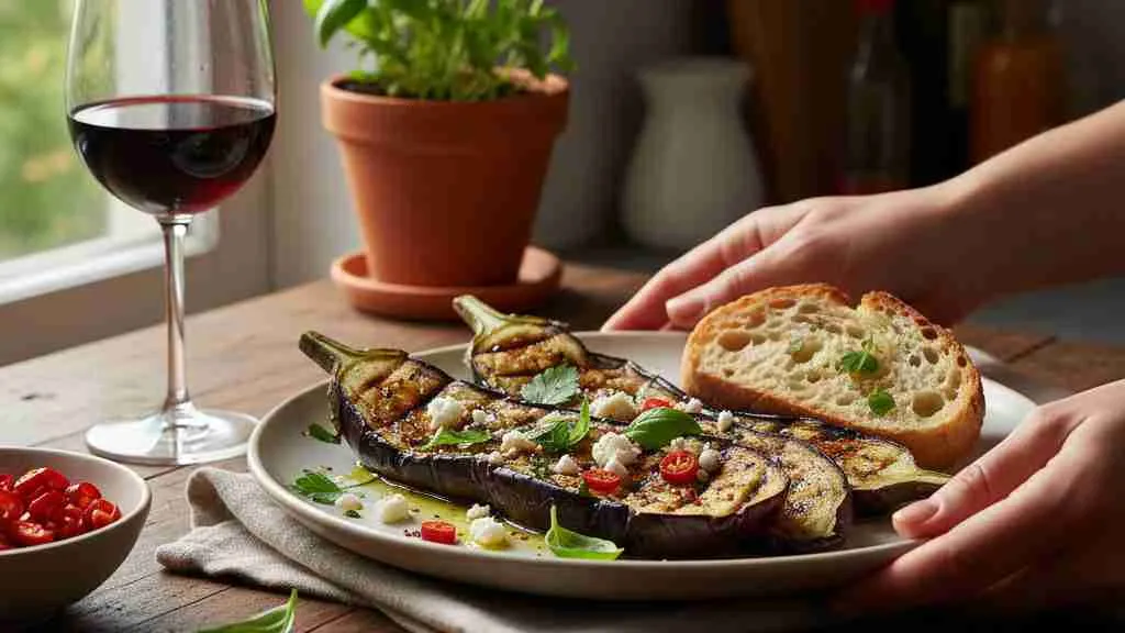 Pengertian dan Makna Umum Mimpi Makan Terong Ungu (c) Ilustrasi AI