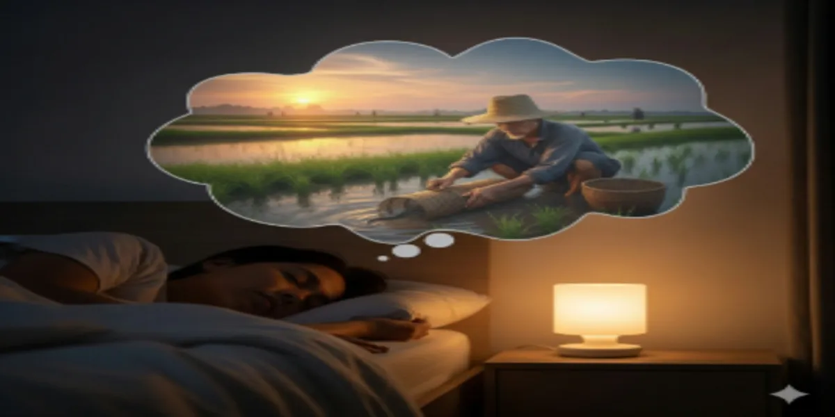 Tips Memanfaatkan Mimpi Mancing Belut sebagai Inspirasi (c) Ilustrasi AI