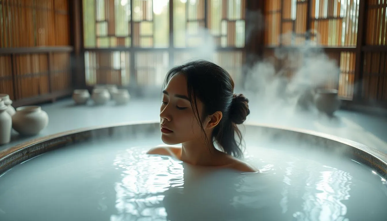 Pengertian dan Makna Dasar Arti Mimpi Mandi Air Beras (c) Ilustrasi AI