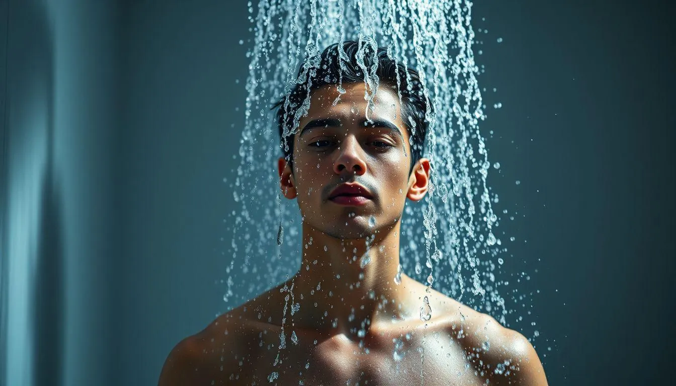 Pengertian dan Makna Dasar Mimpi Mandi Air Dingin (c) Ilustrasi AI