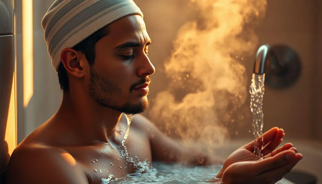 Tafsir Khusus Mimpi Mandi Air Hangat (c) Ilustrasi AI