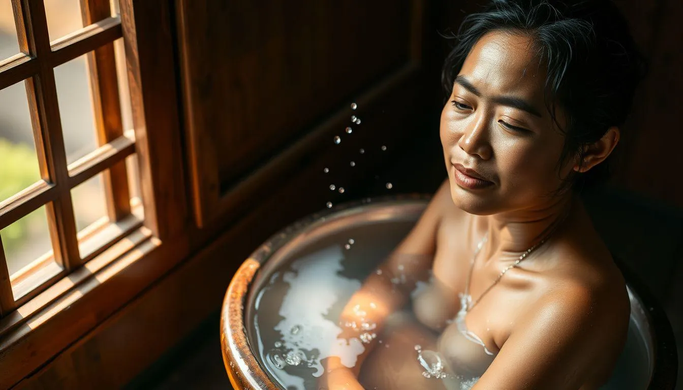 Tafsir Mimpi Mandi Air Sedikit dalam Berbagai Kondisi (c) Ilustrasi AI