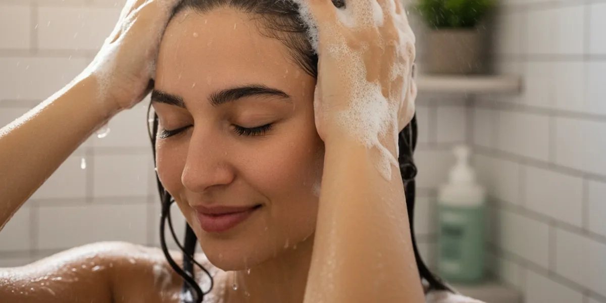 Pengertian dan Makna Dasar Mimpi Mandi Basahi Rambut (c) Ilustrasi AI