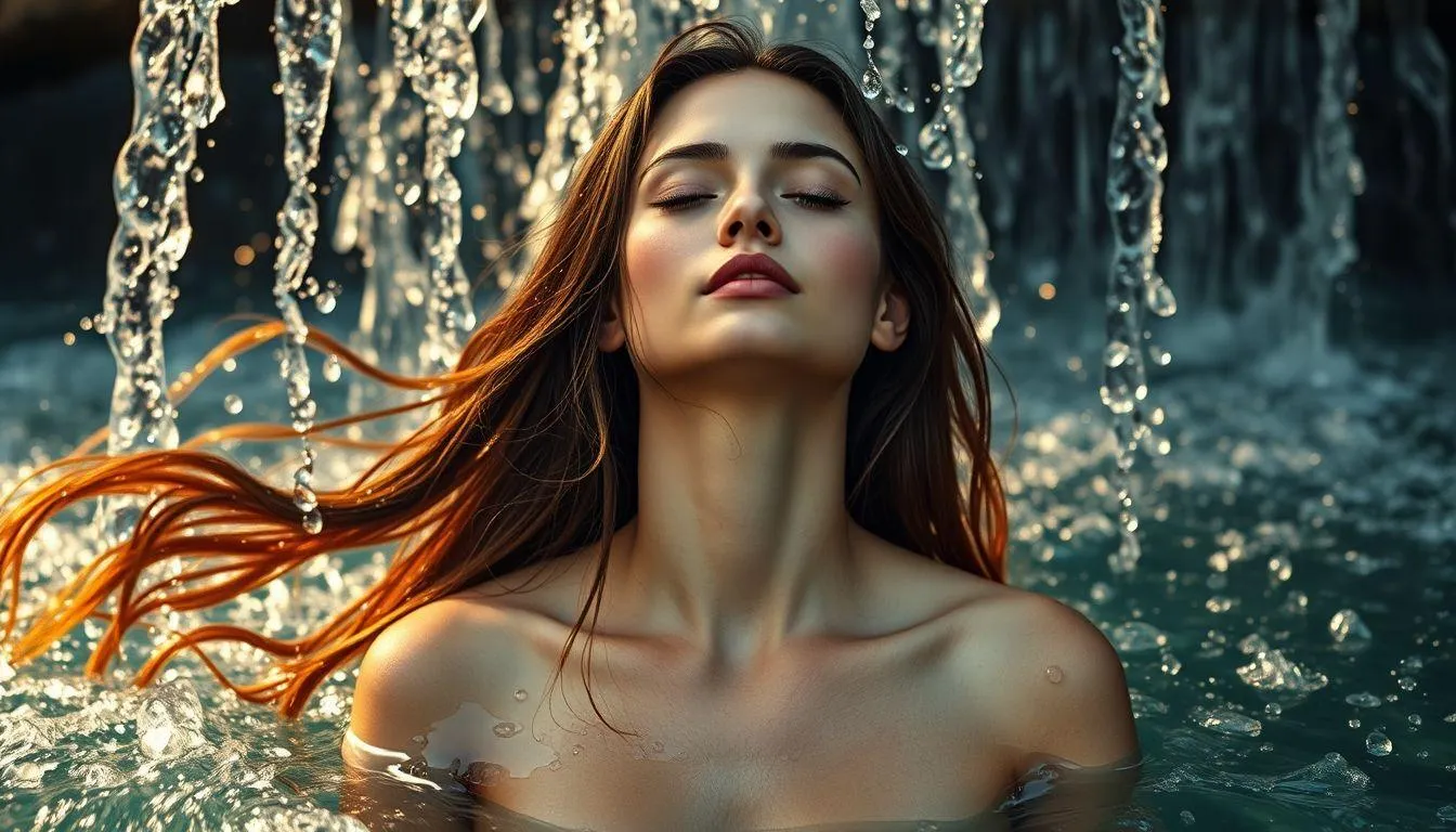 Tafsir Mimpi Mandi Basahi Rambut Berdasarkan Kondisi Air (c) Ilustrasi AI