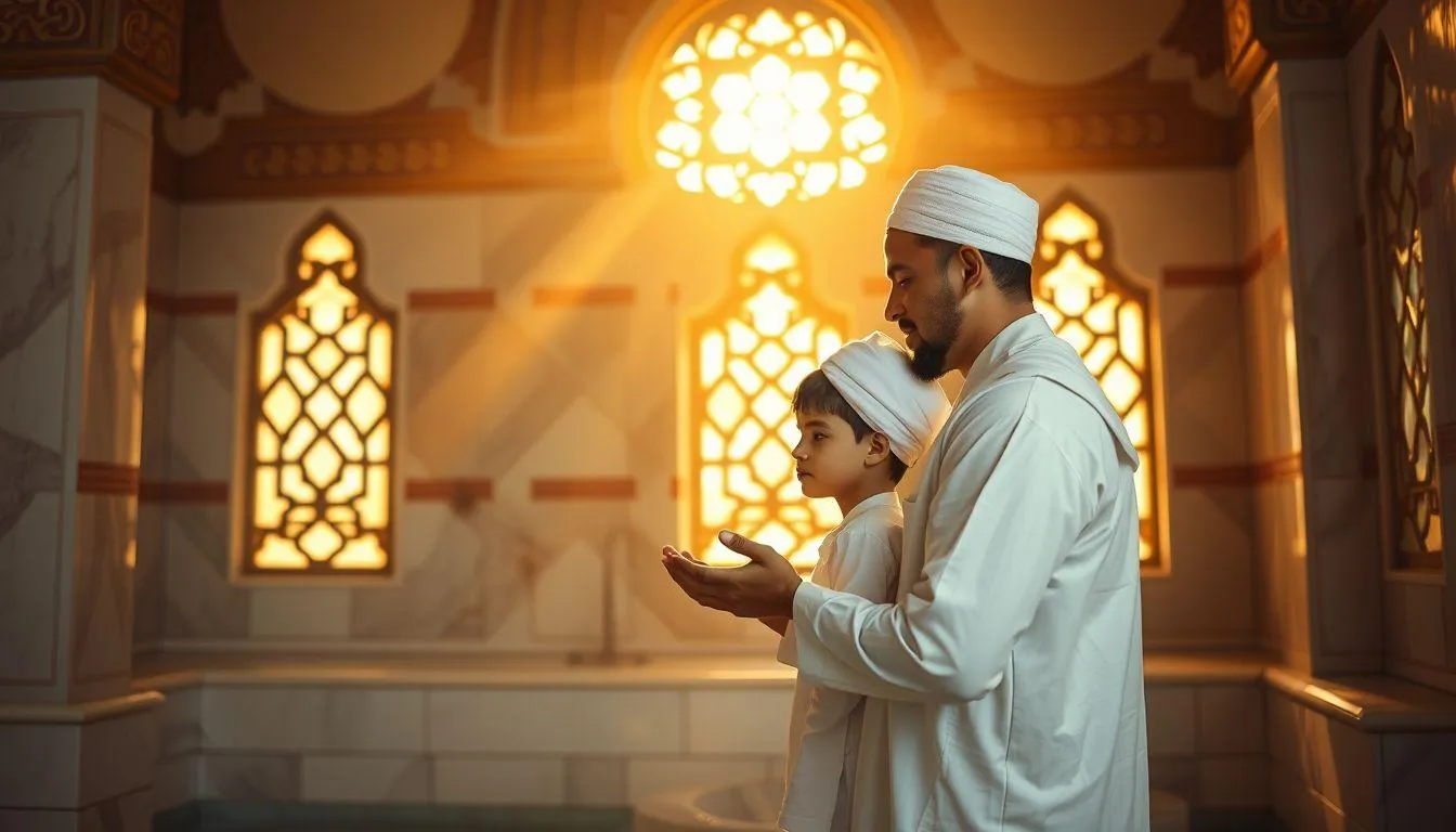 Tafsir Mimpi Mandi Bersama Anak Kecil Laki-Laki Menurut Islam (c) Ilustrasi AI