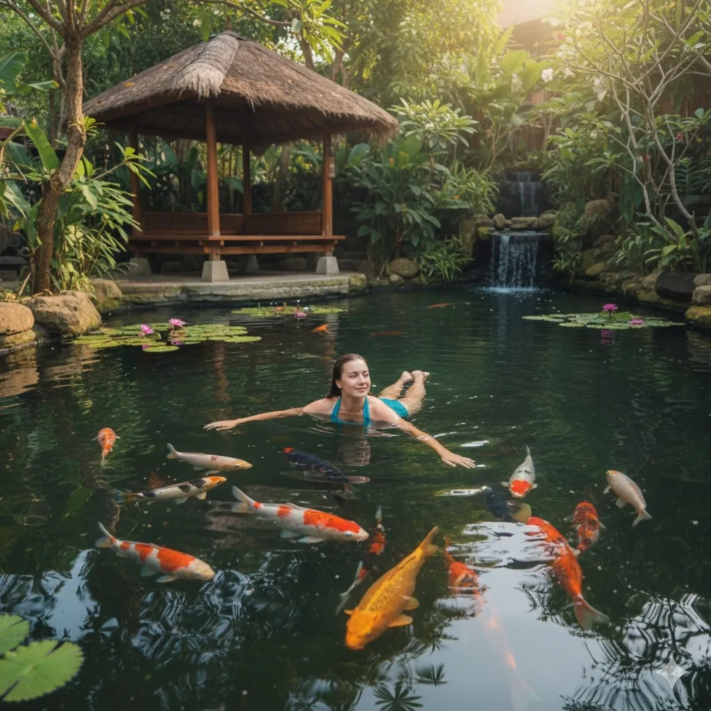 Interpretasi Berdasarkan Kondisi Ikan dan Air  (c) Ilustrasi AI