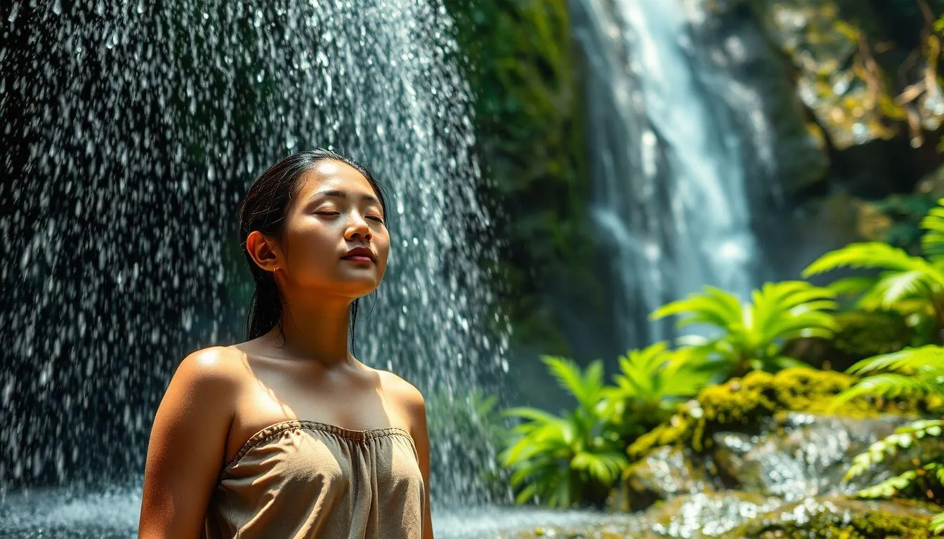 FAQ Seputar Arti Mimpi Mandi di Air Terjun (c) Ilustrasi AI