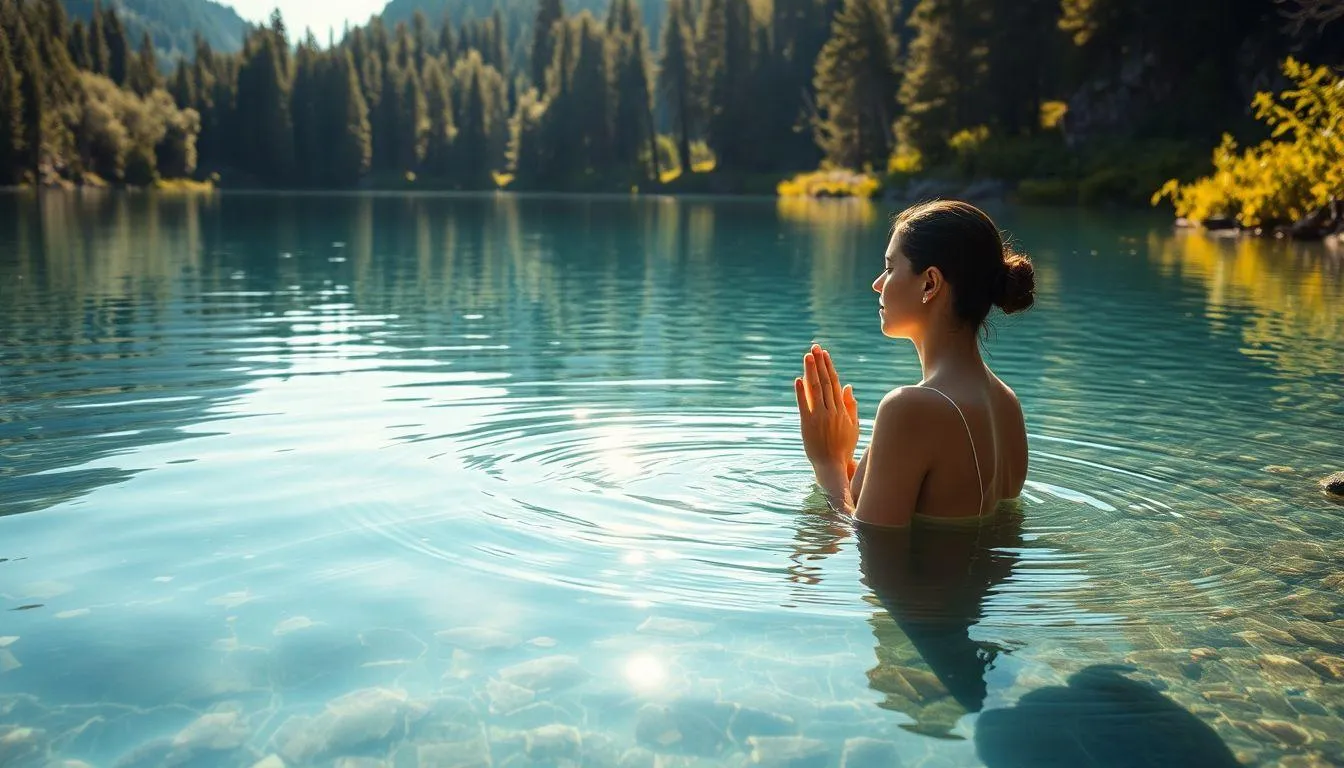 Makna Umum Mimpi Mandi di Danau Jernih (c) Ilustrasi AI