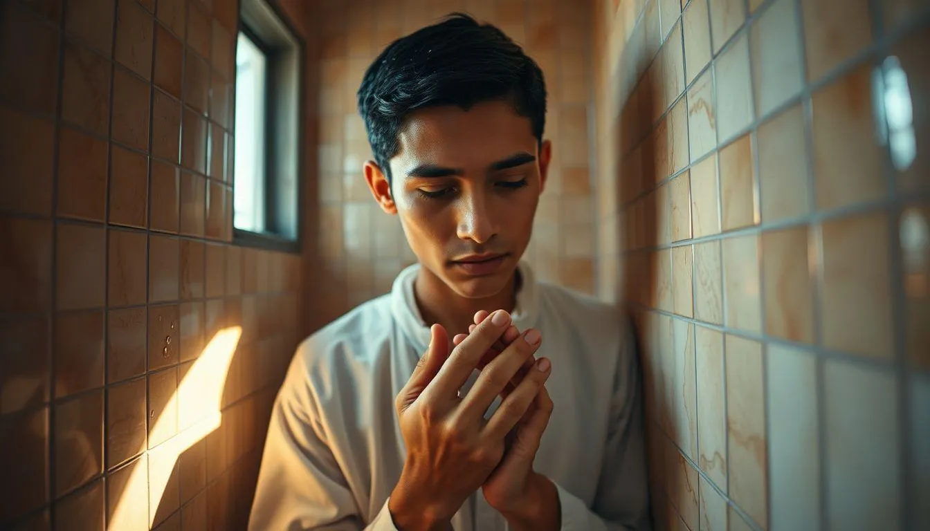 Tafsir Mimpi Mandi di Kamar Mandi Sempit Menurut Islam (c) Ilustrasi AI