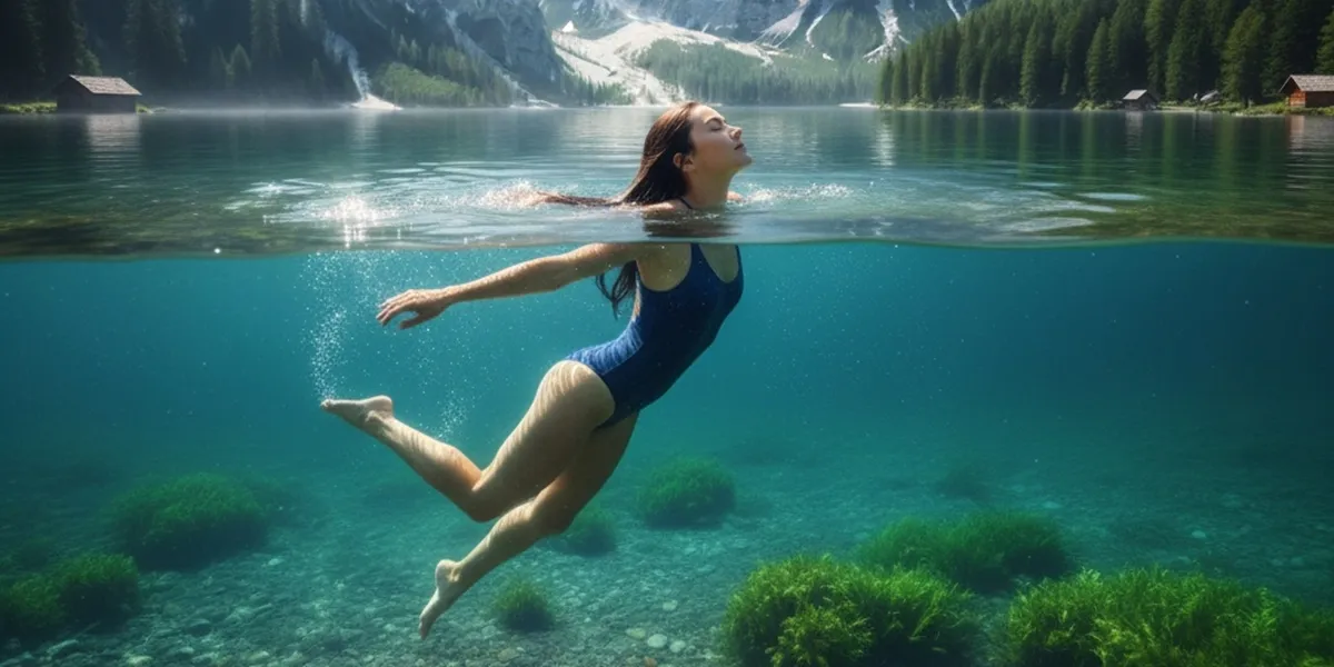 Interpretasi Mimpi Mandi di Kolam Air Jernih Menurut Berbagai Sumber (c) Ilustrasi AI