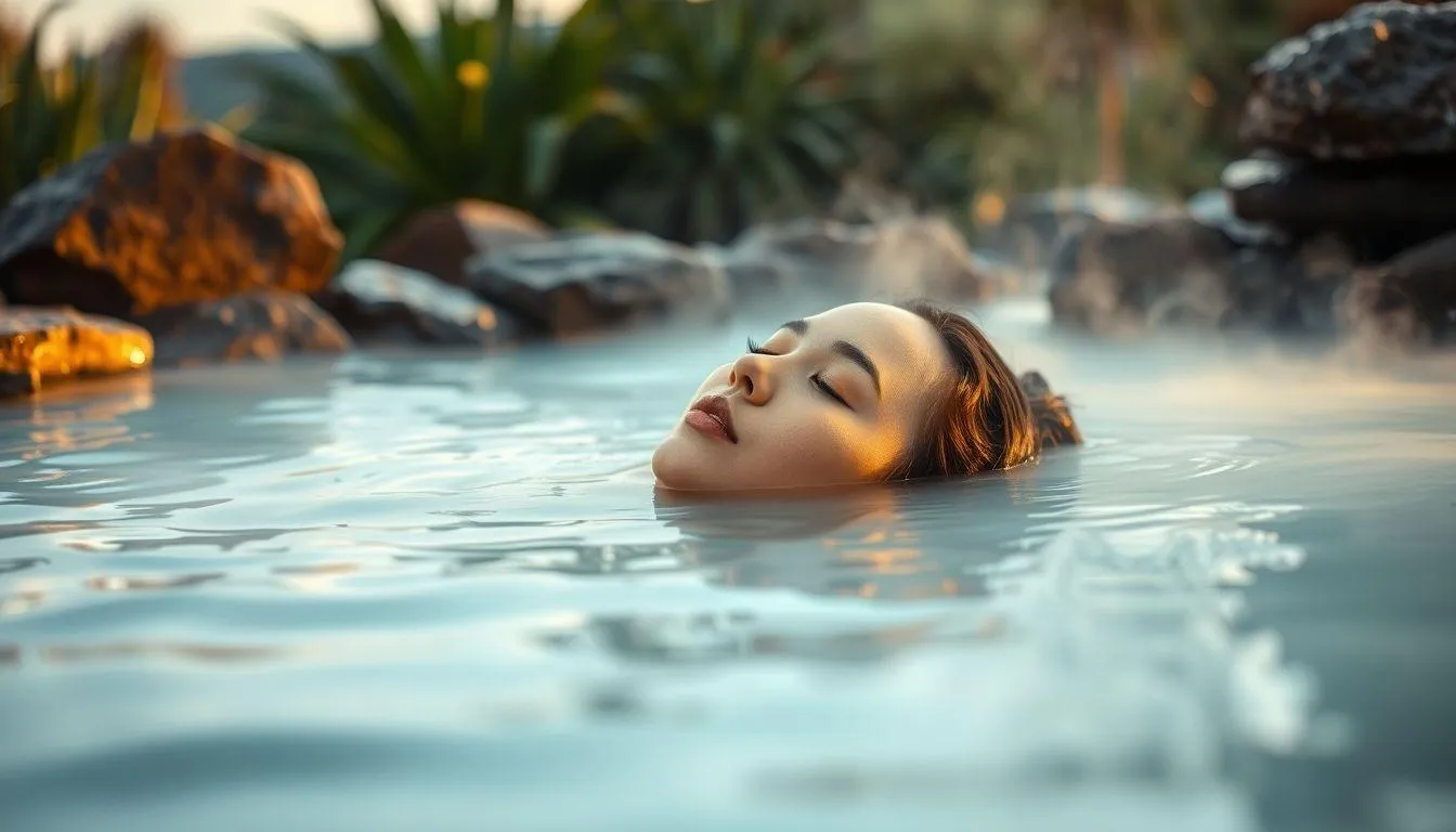 Interpretasi Psikologis Mimpi Mandi di Kolam Air Panas (c) Ilustrasi AI