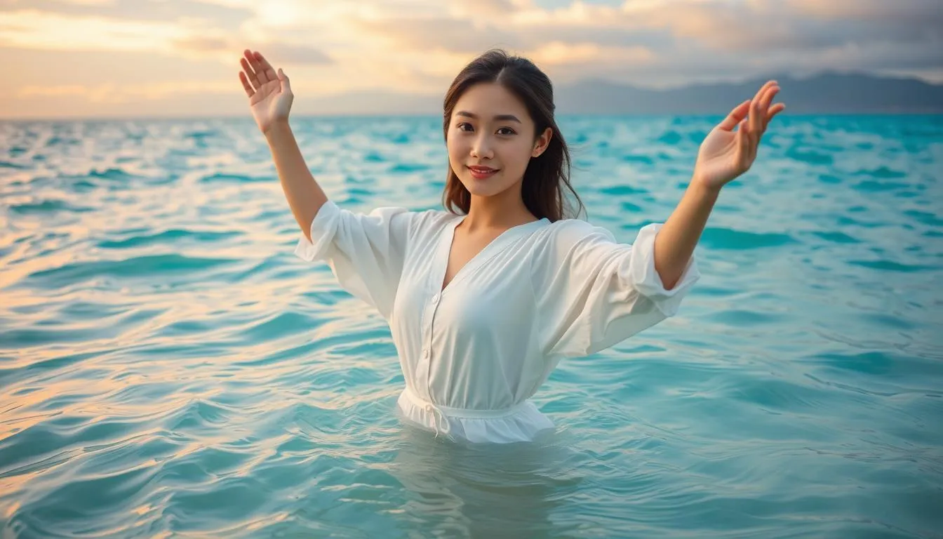 Makna Spiritual Mimpi Mandi di Laut (credit:Image by AI)