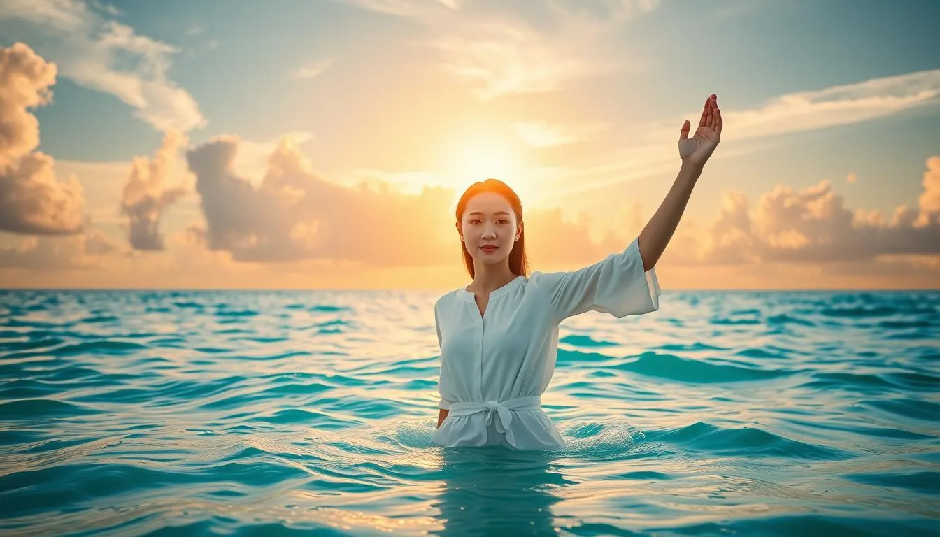 Mimpi Mandi di Laut dalam Berbagai Tradisi (credit:Image by AI)