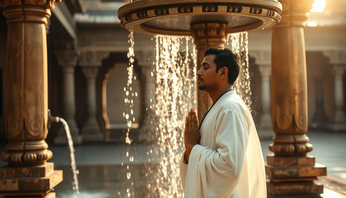 Makna Dasar Mimpi Mandi di Pancuran dalam Hindu (c) Ilustrasi AI
