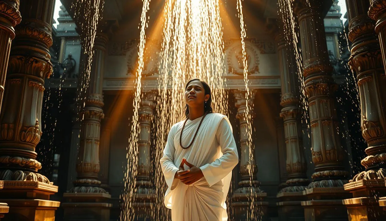 Simbolisme Air dan Pancuran dalam Tradisi Hindu (c) Ilustrasi AI