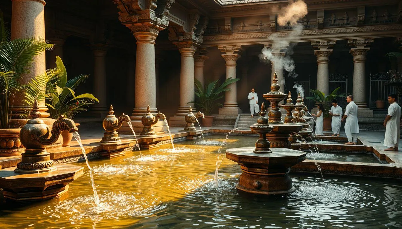 Interpretasi Berdasarkan Kondisi Air Pancuran (c) Ilustrasi AI