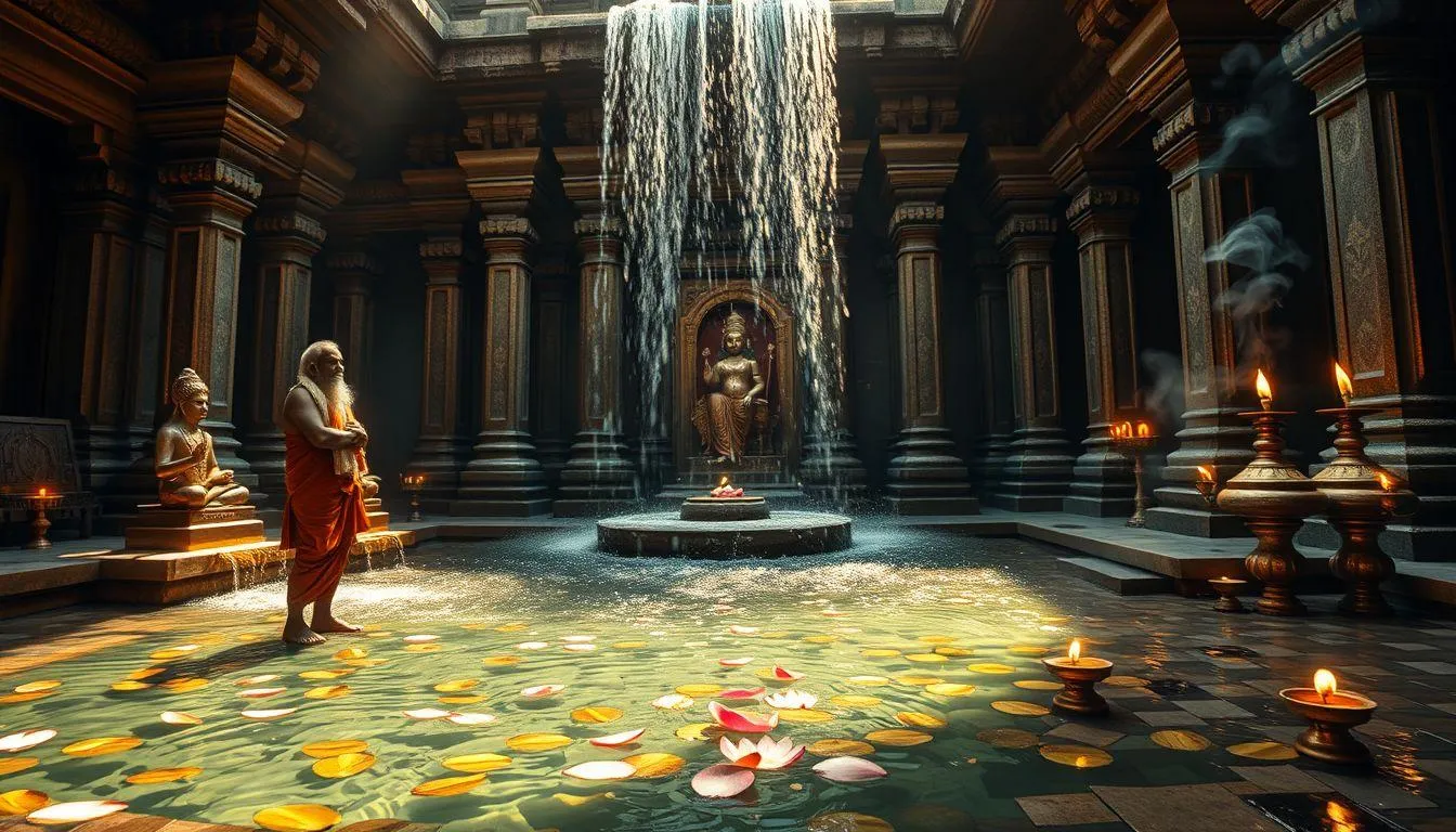 Hubungan dengan Ritual Penyucian Hindu (c) Ilustrasi AI