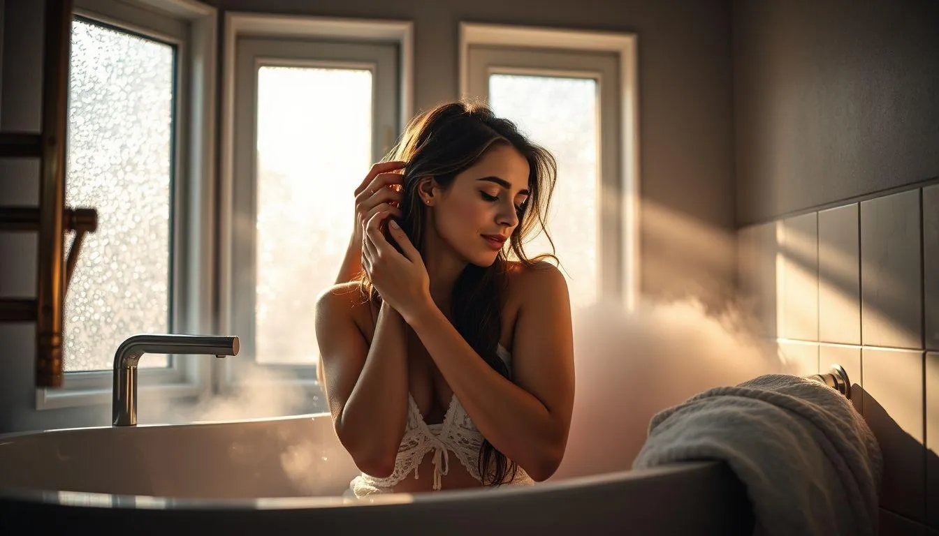 Pengertian dan Makna Dasar Mimpi Mandi di Rumah Pacar (c) Ilustrasi AI