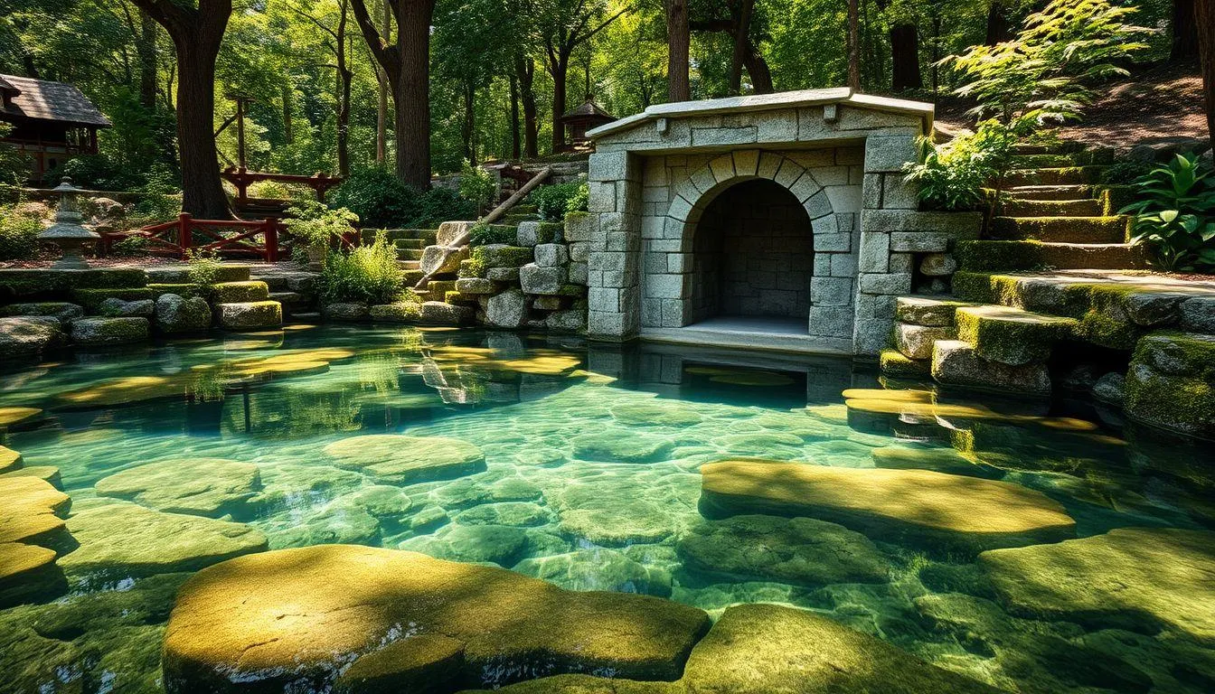 Pengertian dan Makna Dasar Mimpi Mandi di Sumur Airnya Jernih (c) Ilustrasi AI