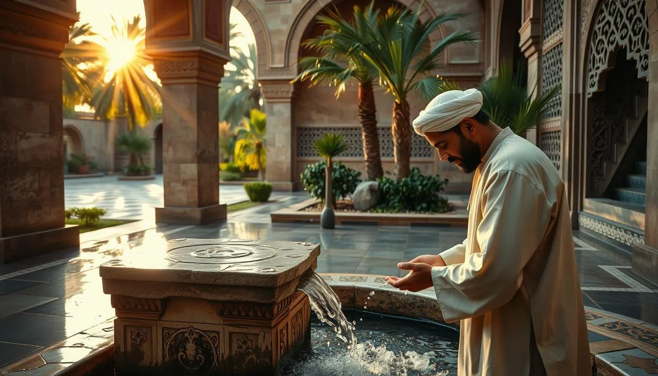 Pengertian Mimpi Mandi di Sumur dalam Perspektif Islam (c) Ilustrasi AI