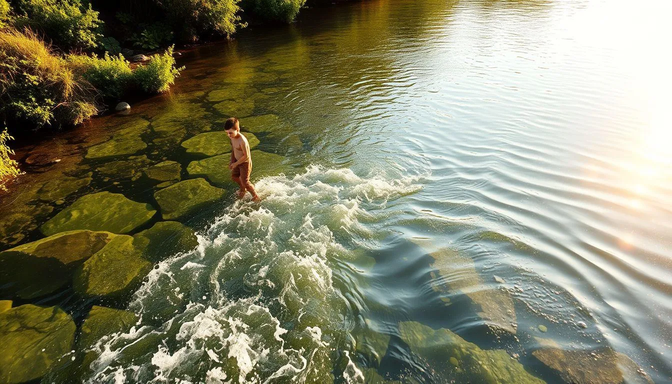 Tafsir Berdasarkan Kondisi Air Sungai (c) Ilustrasi AI
