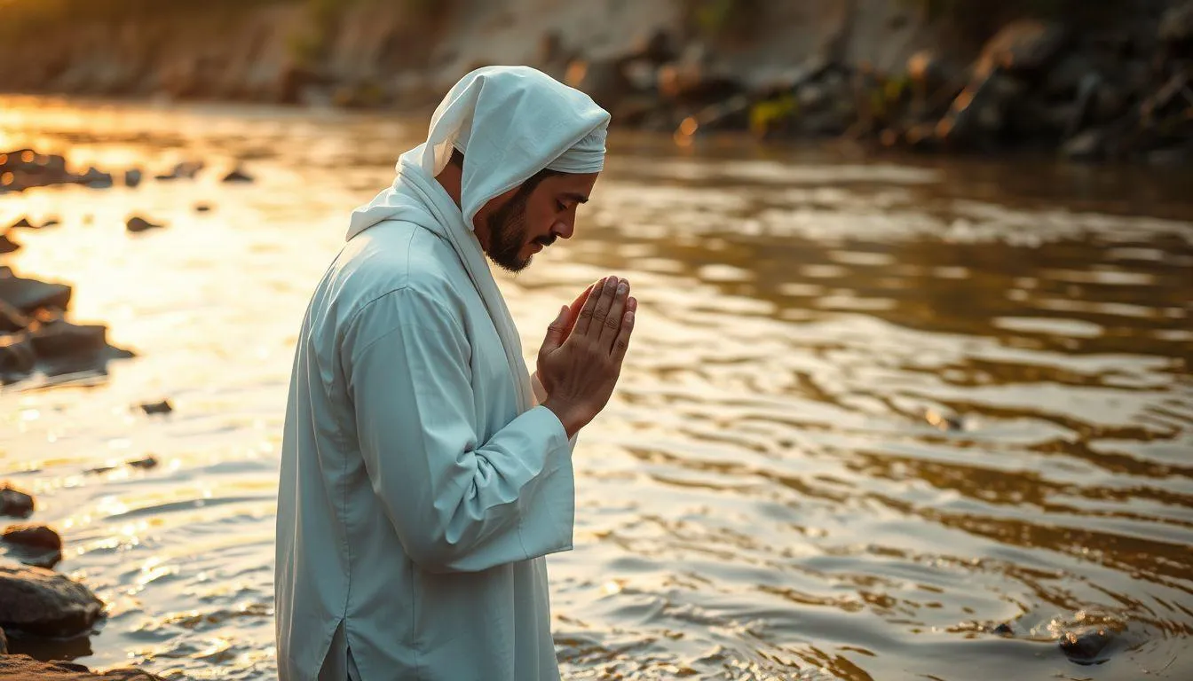 Tafsir Mimpi Mandi di Sungai Keruh Menurut Islam (c) Ilustrasi AI