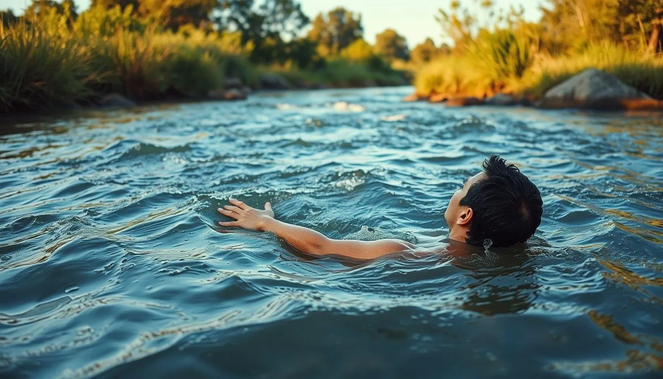 Interpretasi Berdasarkan Kondisi Air dan Situasi dalam Mimpi (c) Ilustrasi AI