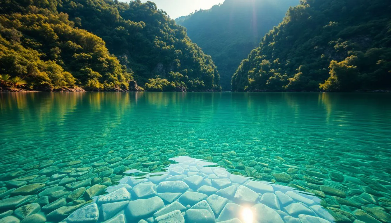 Interpretasi Berdasarkan Kondisi Air Telaga (c) Ilustrasi AI