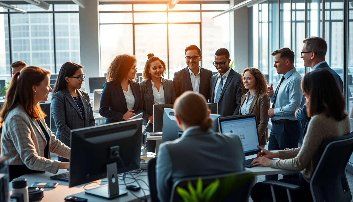 Makna dalam Konteks Hubungan Kerja (c) Ilustrasi AI