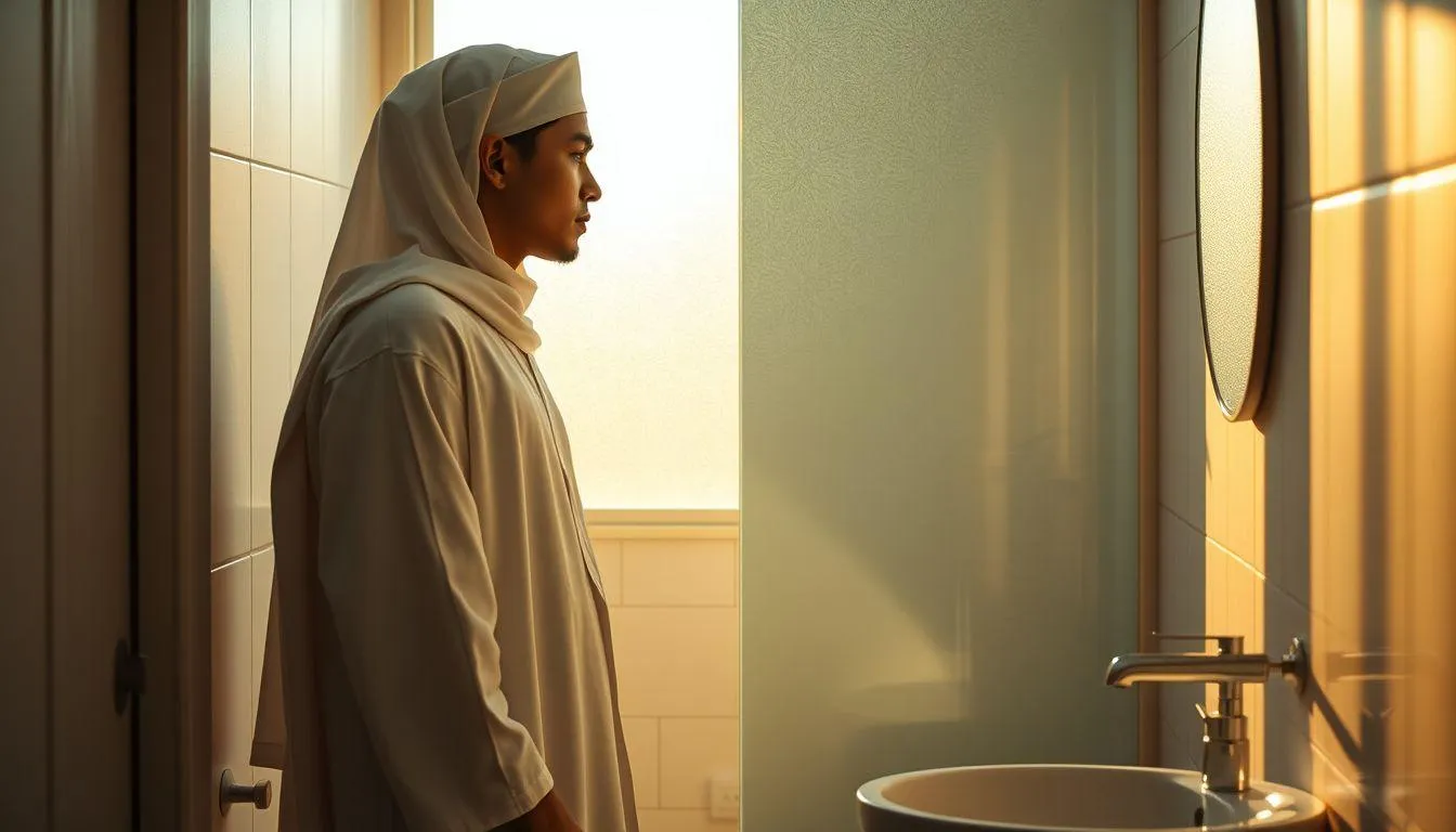 Tafsir Mimpi Mandi Diintip Orang dalam Perspektif Islam (c) Ilustrasi AI