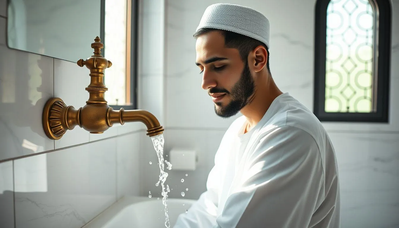 Pengertian dan Makna Dasar Mimpi Mandi Junub (c) Ilustrasi AI