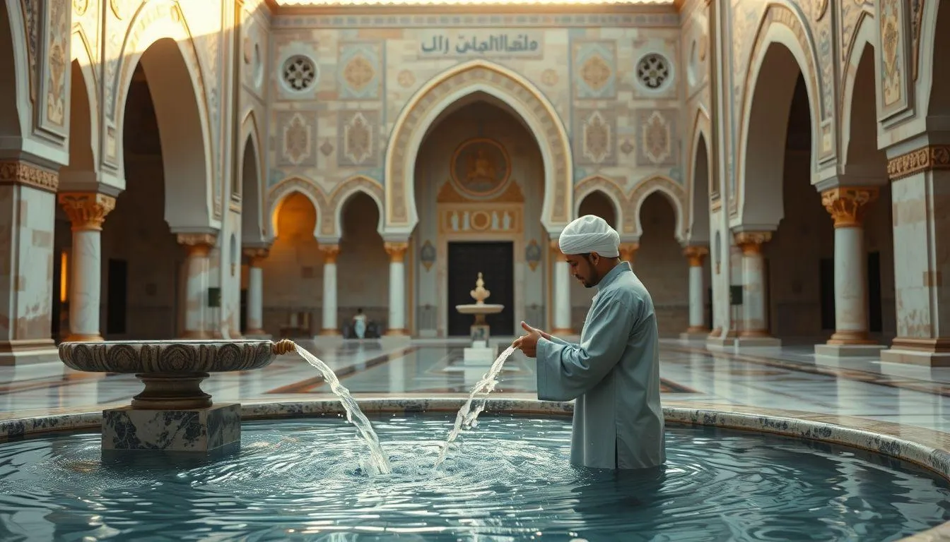 Kondisi dan Situasi Berbeda dalam Mimpi Mandi Junub (c) Ilustrasi AI