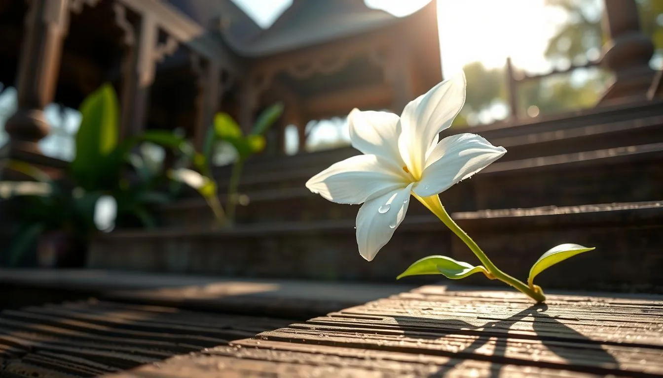 Simbolisme Bunga Melati dalam Tradisi Spiritual (c) Ilustrasi AI