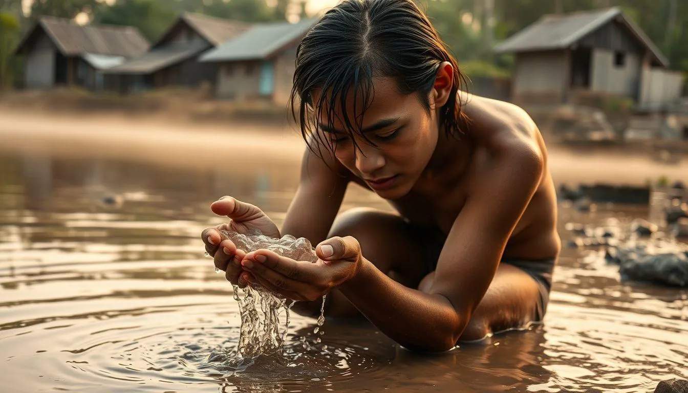 Makna Simbolis Berdasarkan Kondisi Air dan Situasi Mimpi (c) Ilustrasi AI