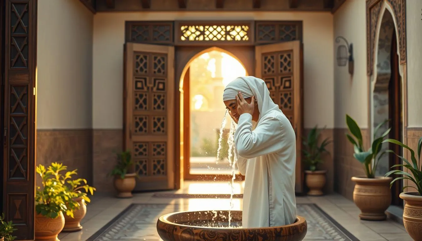 Tafsir Mimpi Mandi Keramas di Depan Rumah Menurut Islam (c) Ilustrasi AI