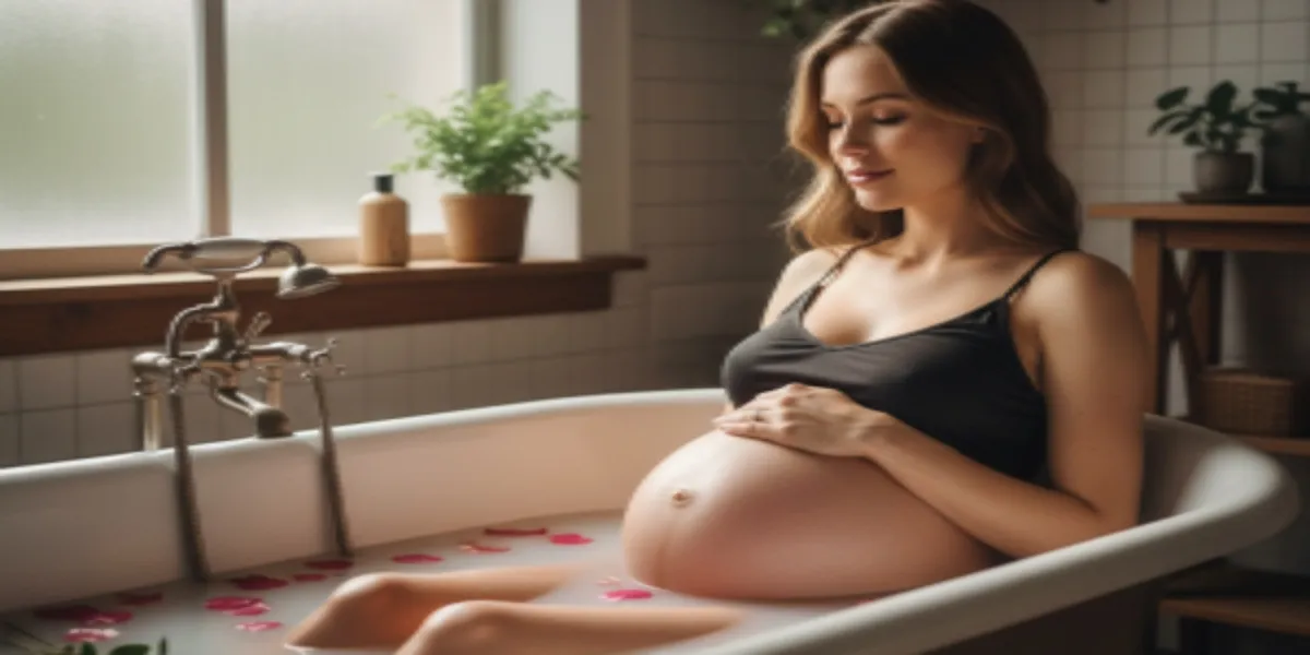 Pengertian dan Makna Dasar Mimpi Mandi Saat Hamil (c) Ilustrasi AI