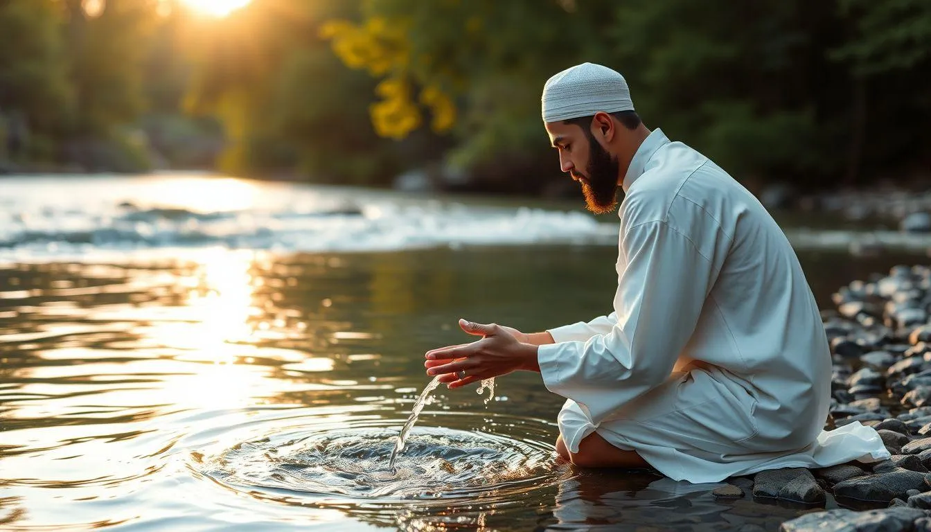 Tafsir Mimpi Mandi Telanjang di Sungai dalam Islam (c) Ilustrasi AI