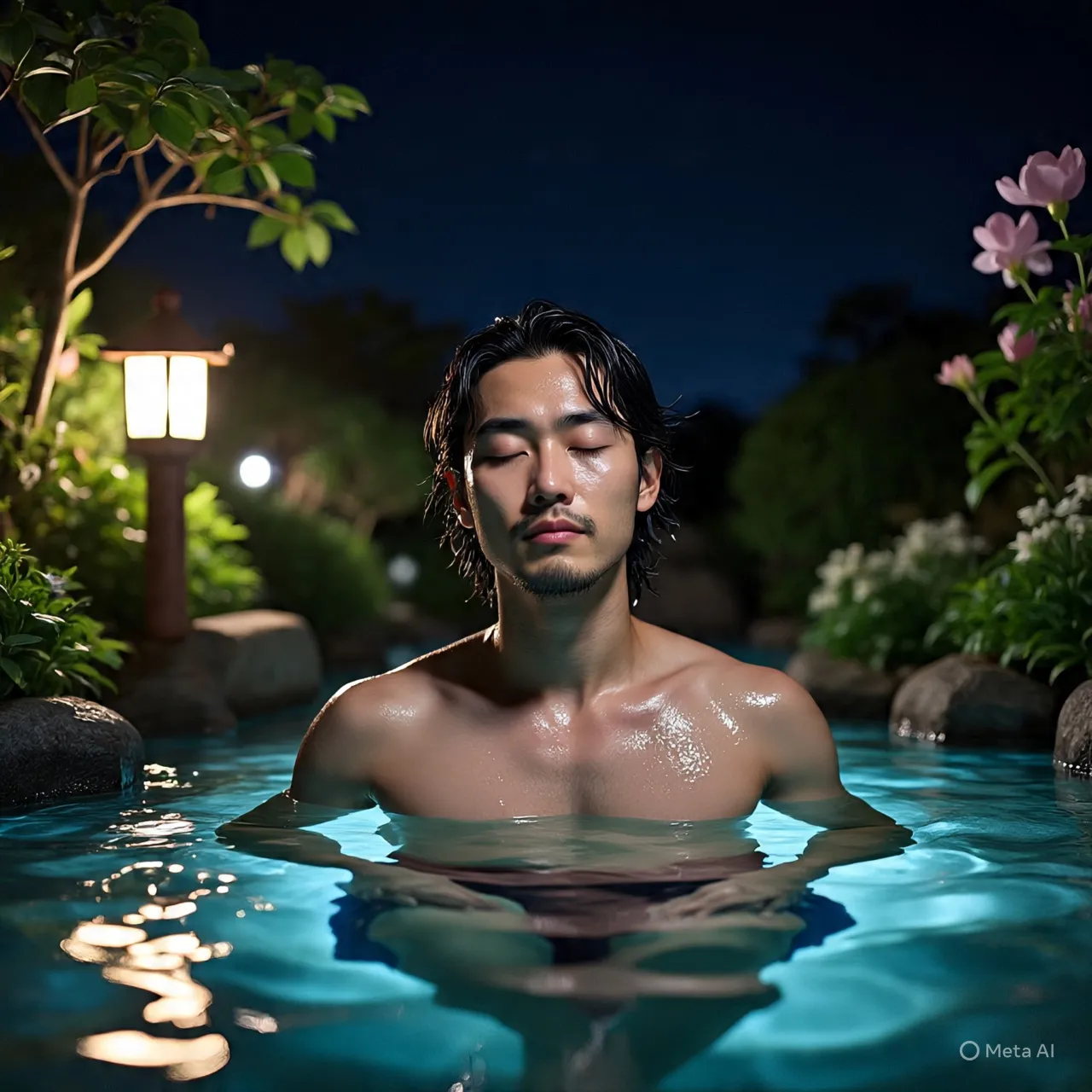 Hikmah dan Pelajaran dari Mimpi Mandi Tengah Malam (c) Ilustrasi AI