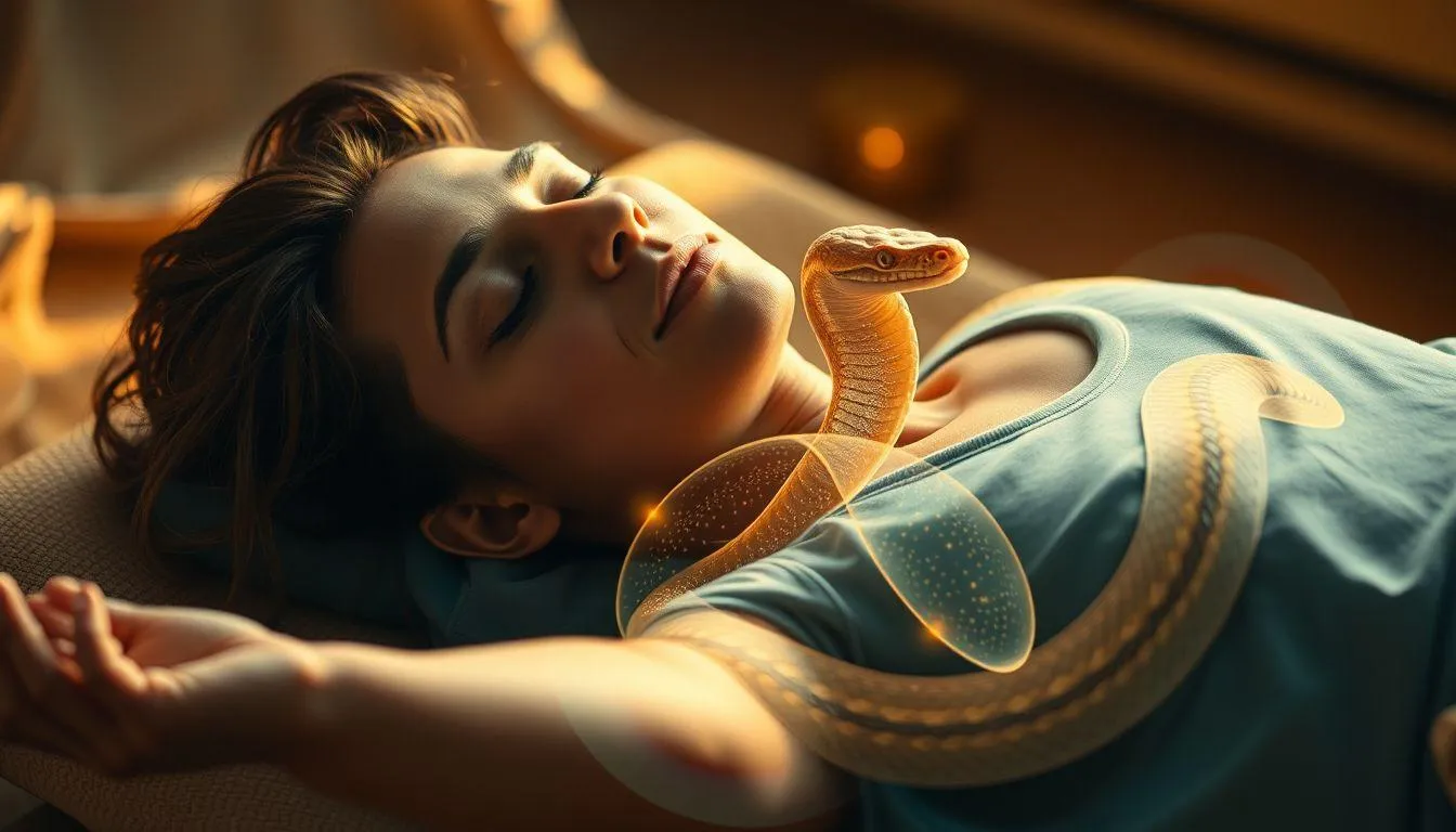 Interpretasi Psikologis Mimpi Berubah Menjadi Ular (c) Ilustrasi AI