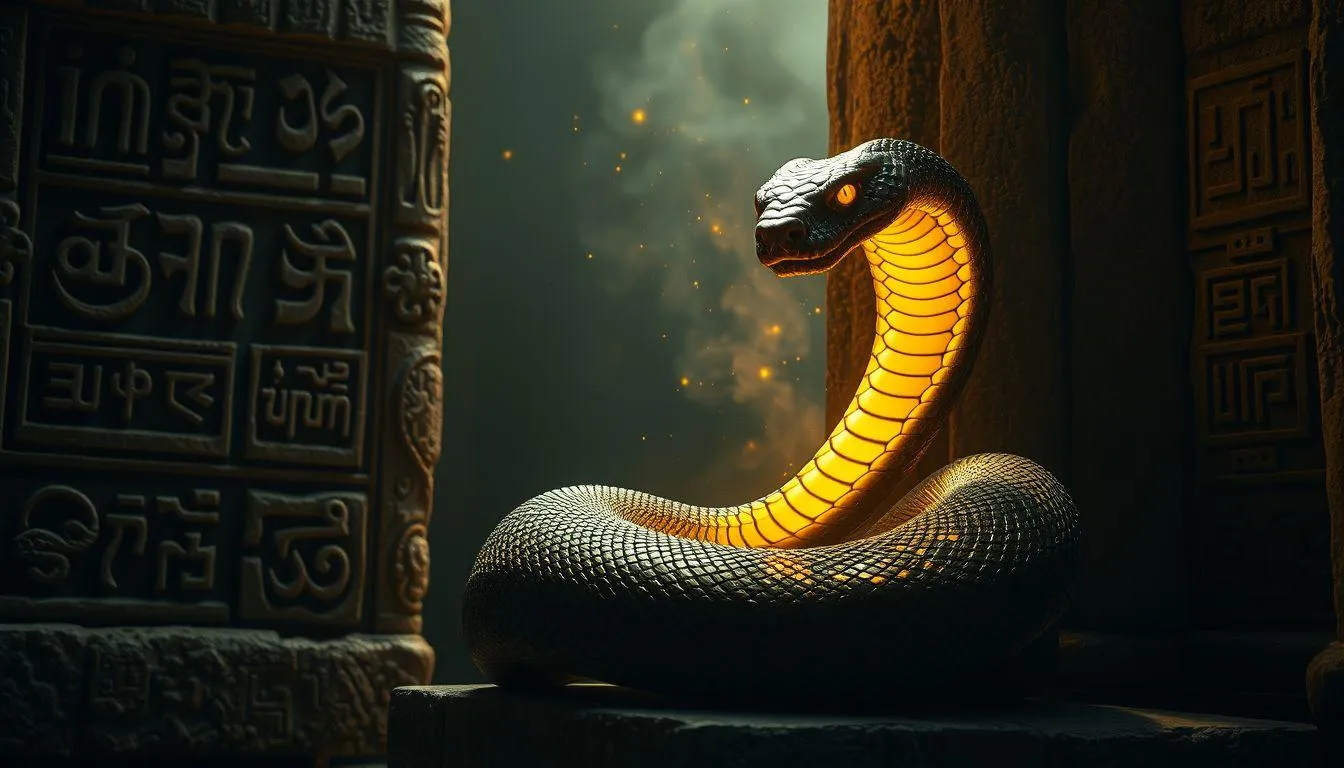 Simbolisme Ular dalam Berbagai Budaya (c) Ilustrasi AI